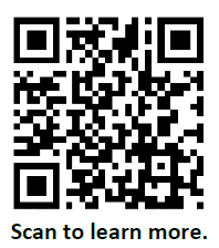 QR code, scan to learn more